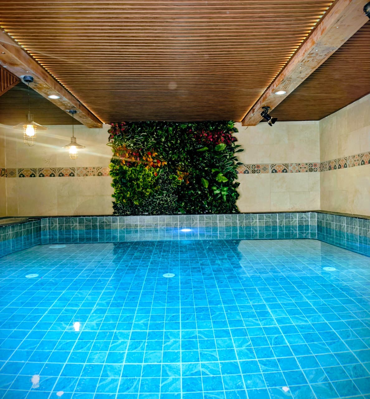 Indoor Pool Relaxation Area