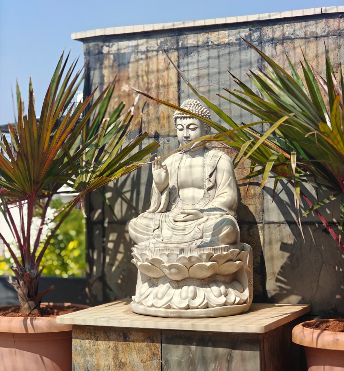 Terrace detail at Varaa Villa